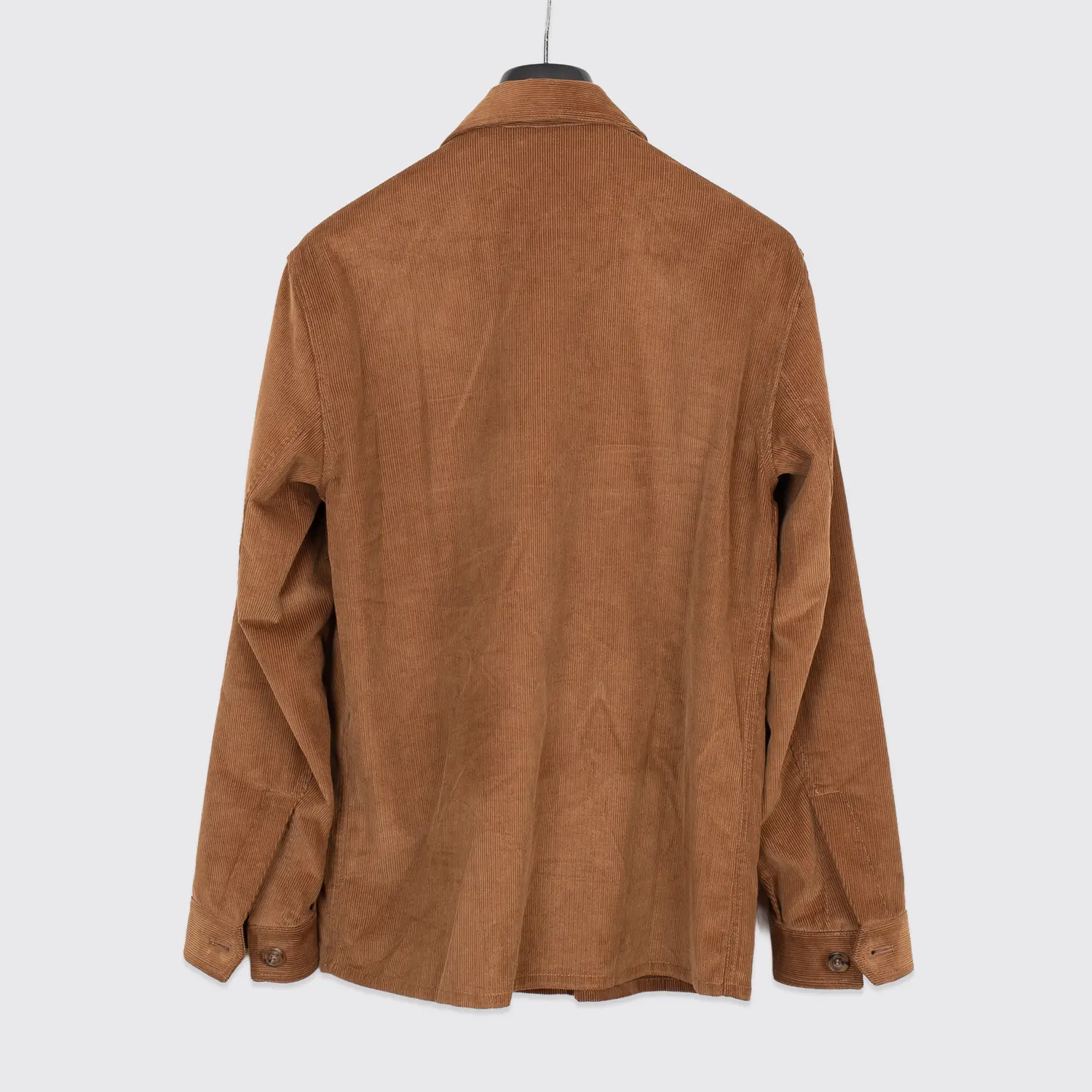 Anderson & Sheppard No. 2 Corduroy Work Jacket Size S Tan Pinwale Made in Italy