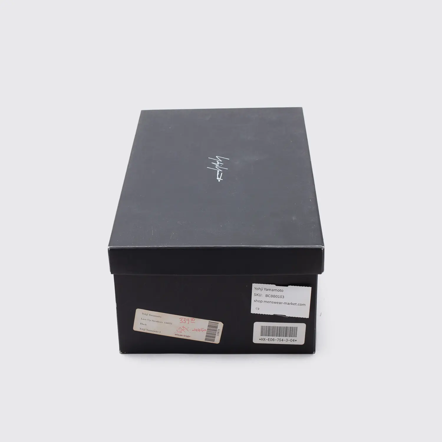 Yohji Yamamoto Shoes Lace Up Sneaker Size 9 (JP27) Black Leather Made in Japan