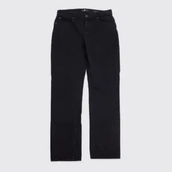 7 for all Mankind Slimmy Jeans W33 Men Left Hand True Black Denim