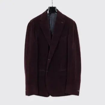 Eleventy Corduroy Blazer Size 48 (EU60) Dark Purple Ermenegildo Zegna Cloth