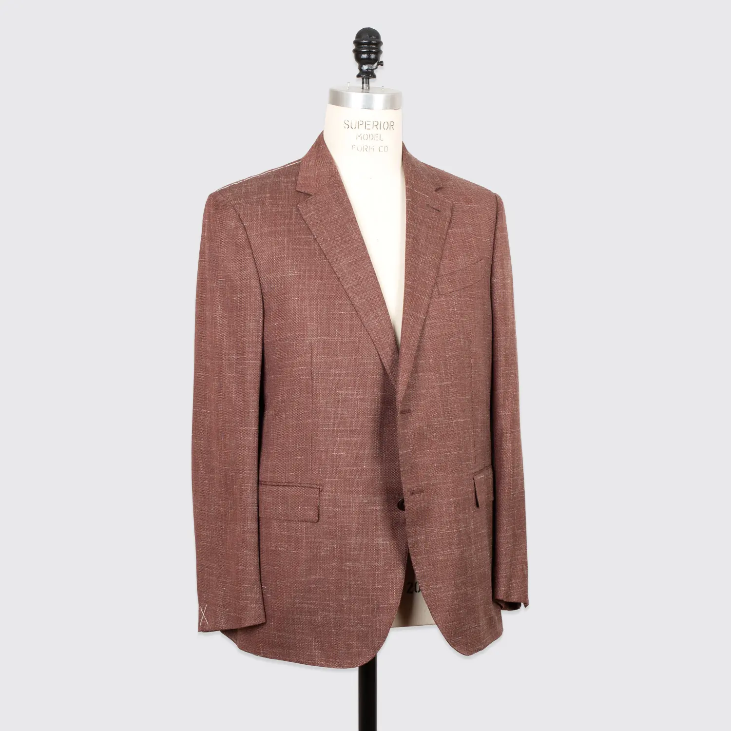 Ermenegildo Zegna Milano Easy Sport Coat Size EU56 Men Red Woven Wool Blend