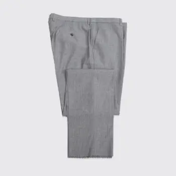 Hugo Boss Dress Pants Size W40 Gray Virgin Wool Slim Fit Tapered Leg Flat Front