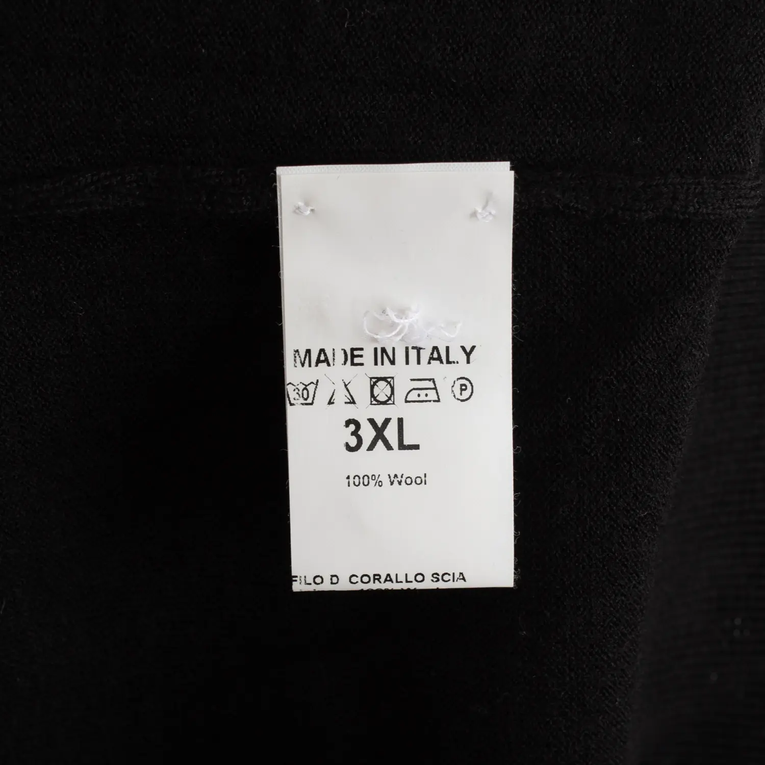 Isaia Napoli Sweater Vest Slim 3XL Black Wool Lightweight Cardigan Made in Italy