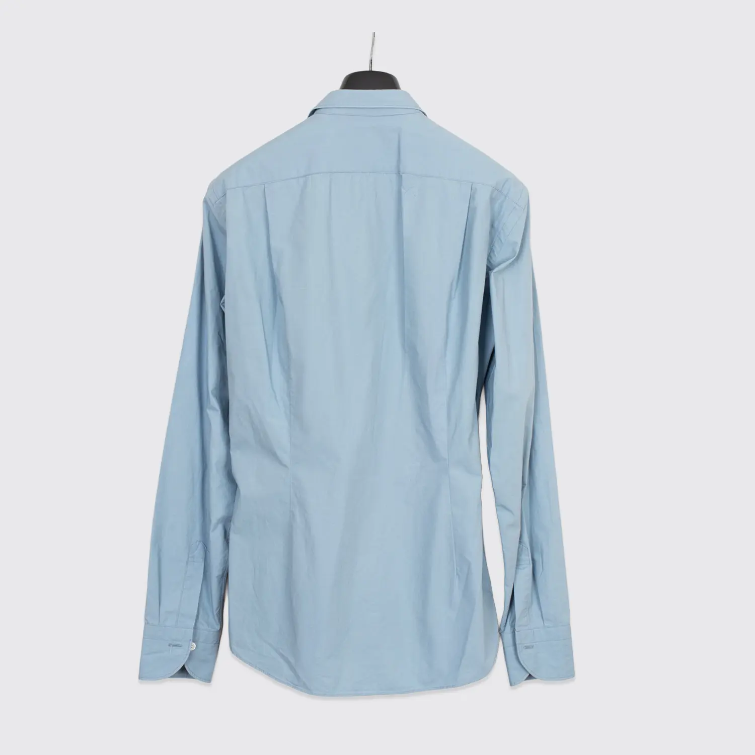 Kolor Shirt Size L (4) Light Blue Cotton Poplin with Chest Pocket Made in Japan