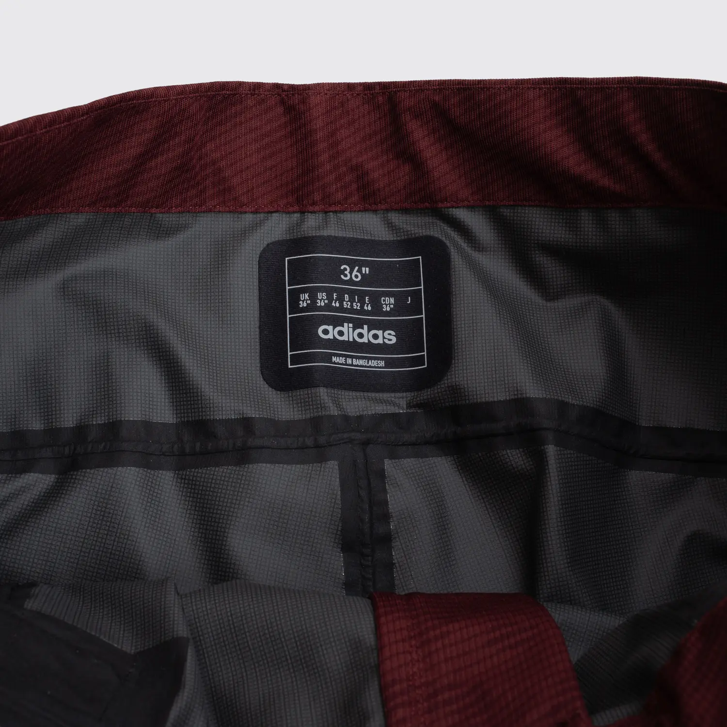 adidas Terrex Techrock RAIN.RDY Pants W36 Maroon Red Wind Waterproof