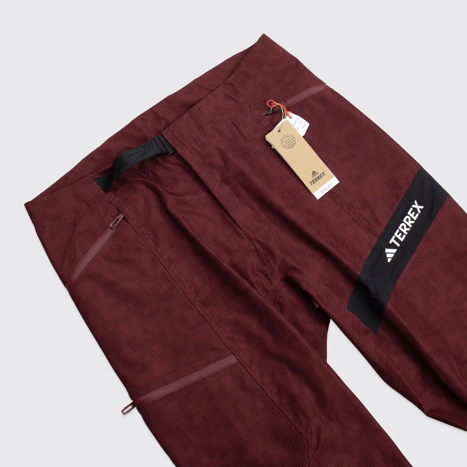 adidas Terrex Techrock RAIN.RDY Pants W36 Maroon Red Wind Waterproof