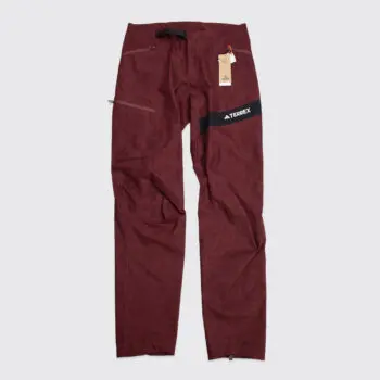 adidas Terrex Techrock RAIN.RDY Pants W36 Maroon Red Wind Waterproof