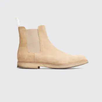Common Projects Crepe Sole Chelsea Boots Size 10 (EU43) Men Tan Suede Leather