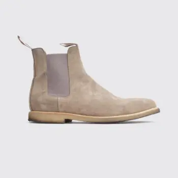 Common Projects Boots Size 10 (EU43) Gray Suede Leather Crepe Sole Chelsea