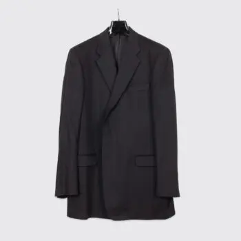 Hickey Freeman x Loro Piana Jacket Size 48 XLG Black Cashmere Limited Edition