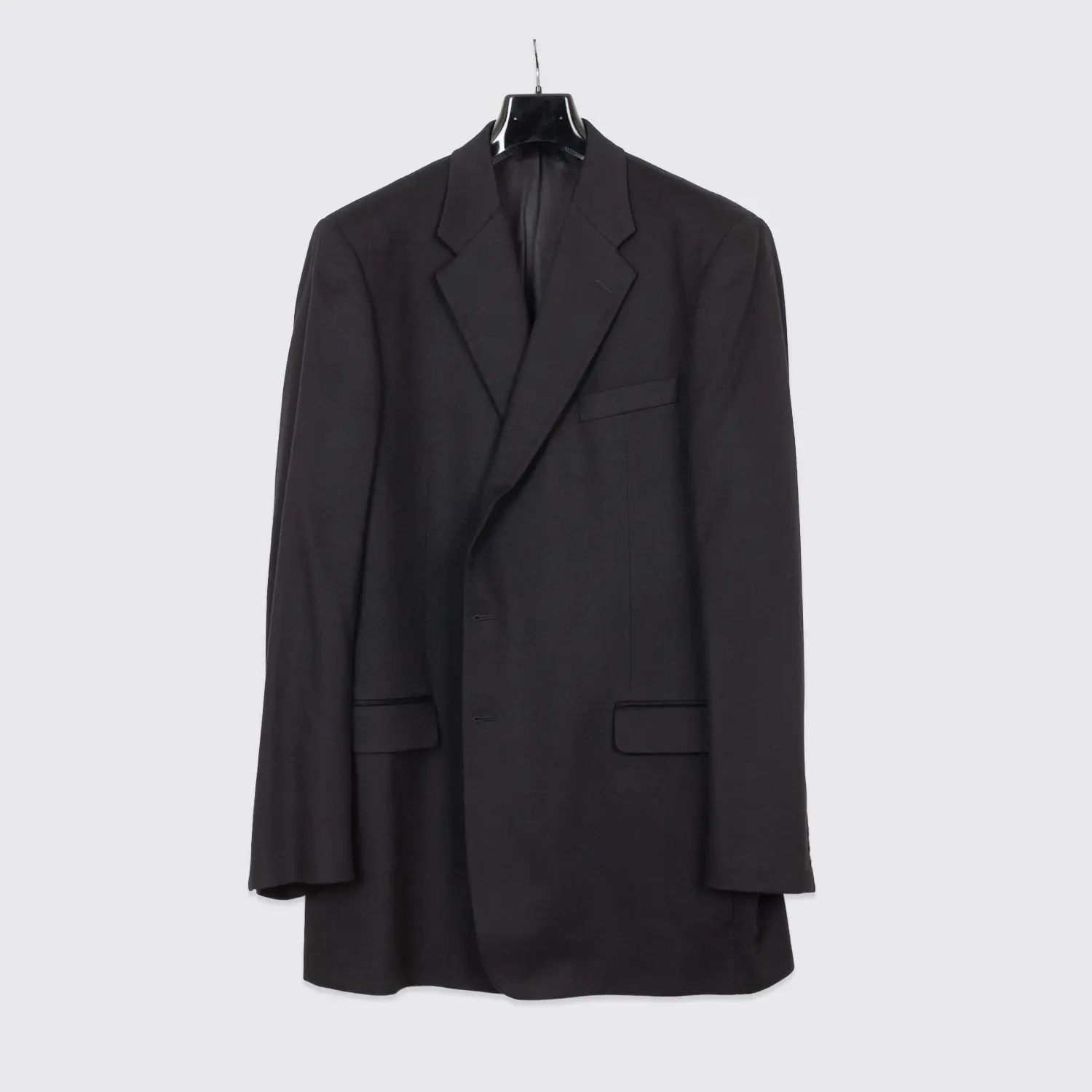 Hickey Freeman x Loro Piana Jacket Size 48 XLG Black Cashmere Limited Edition