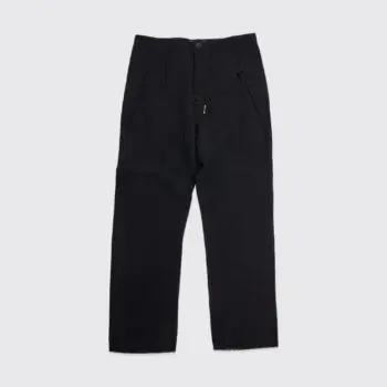Damir Doma Pant Size EU48 Men Black Wool Pleated Drawstring with Zip Pockets