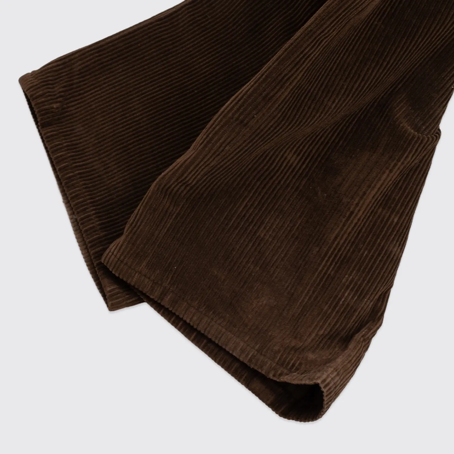 Gucci Pants Size EU54 Men 70's Corduroy Brown Cotton with Croco Patch