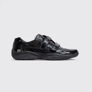Prada Shoes Size UK11 Men Black Vernice America's Cup Original Sneaker
