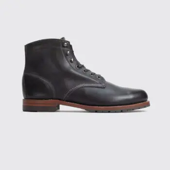 Wolverine 1000 Mile Boots Size 12 Men Black Horween Leather Vibram Sole W05300