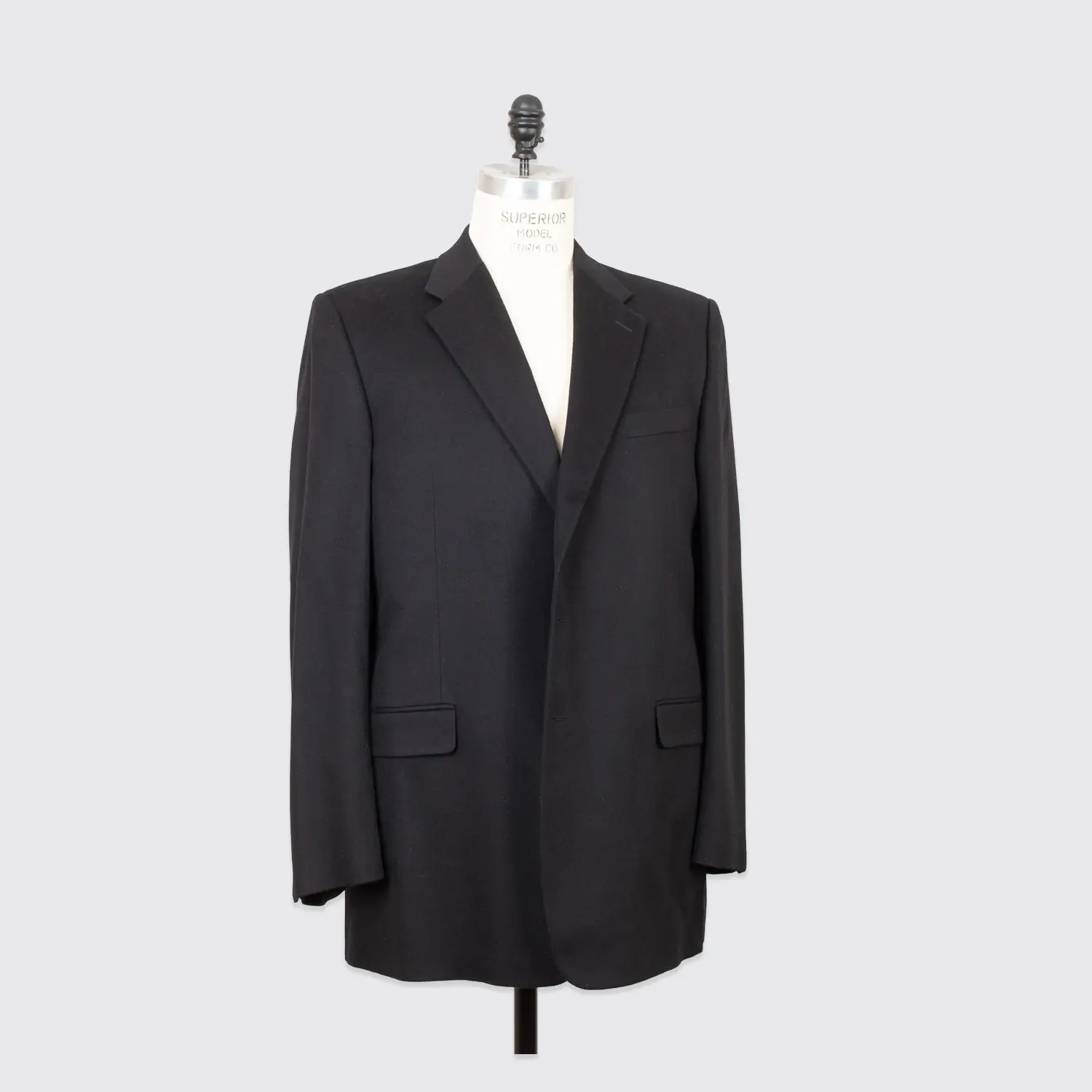 Hickey Freeman x Loro Piana Jacket Size 48 XLG Black Cashmere Limited Edition