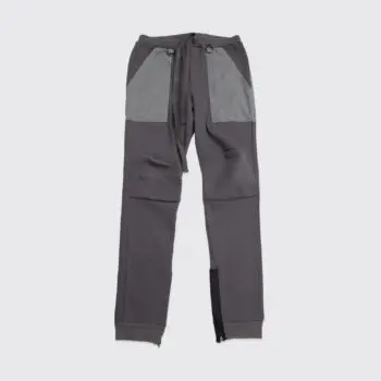 Sunsea Jogger Size M (3) Gray Cotton Blend Waffle Knit Pants Made in Japan