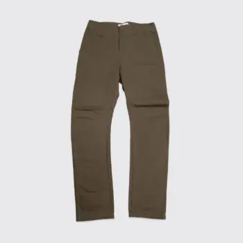 Wings & Horns Chino Pants Size W30 Men Olive Green Cotton Twill Made in Canada