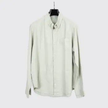 Alex Crane Playa Shirt XL Men Green European Linen Casual Made in U.S.A.