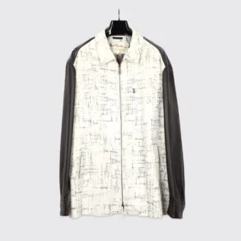 Robert Graham Adoring Fans Jacket 3XL Cream Check Leather Elvis Limited Edition