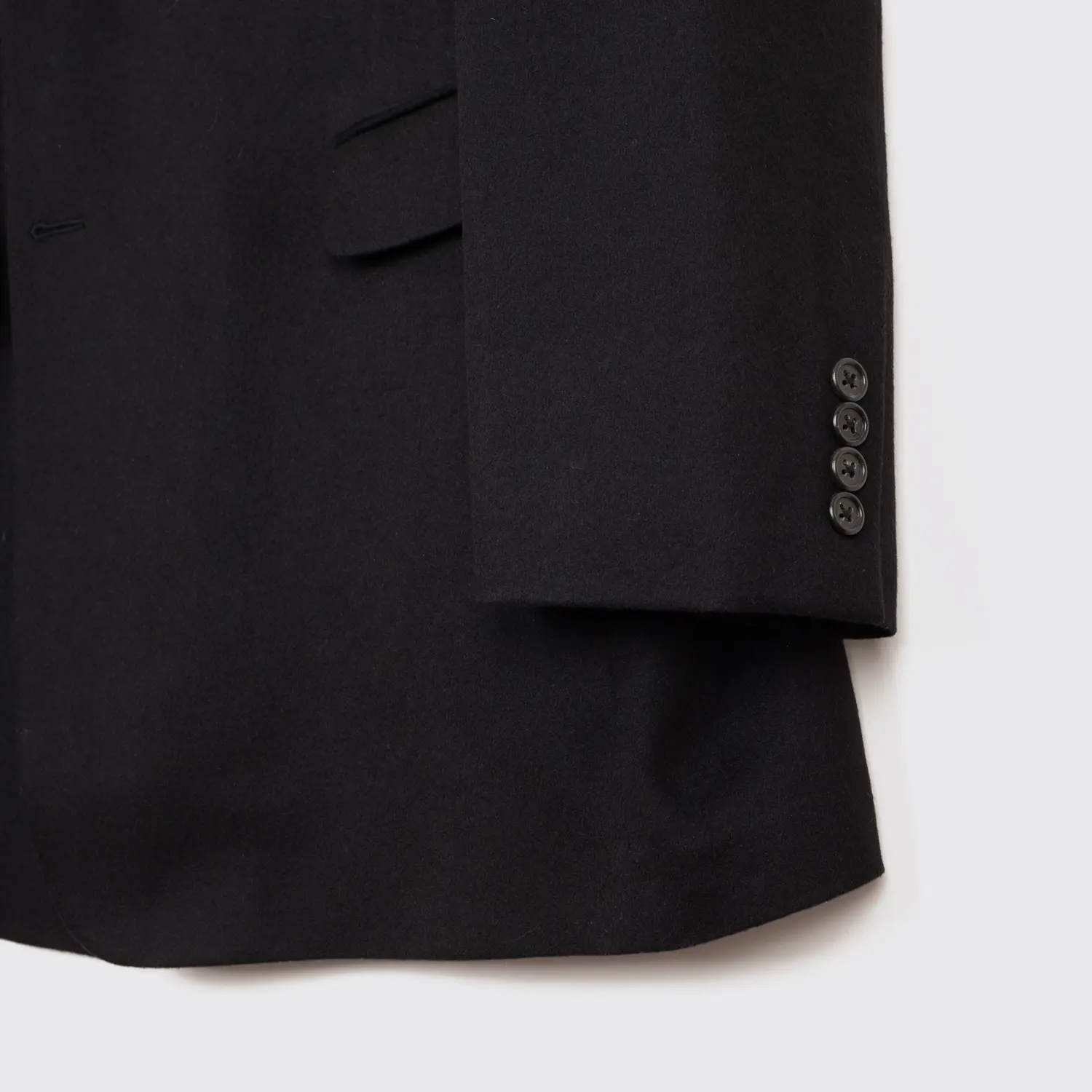 Hickey Freeman x Loro Piana Jacket Size 48 XLG Black Cashmere Limited Edition