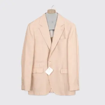 Lightweight blazer, pastel orange, Brunello Cucinelli