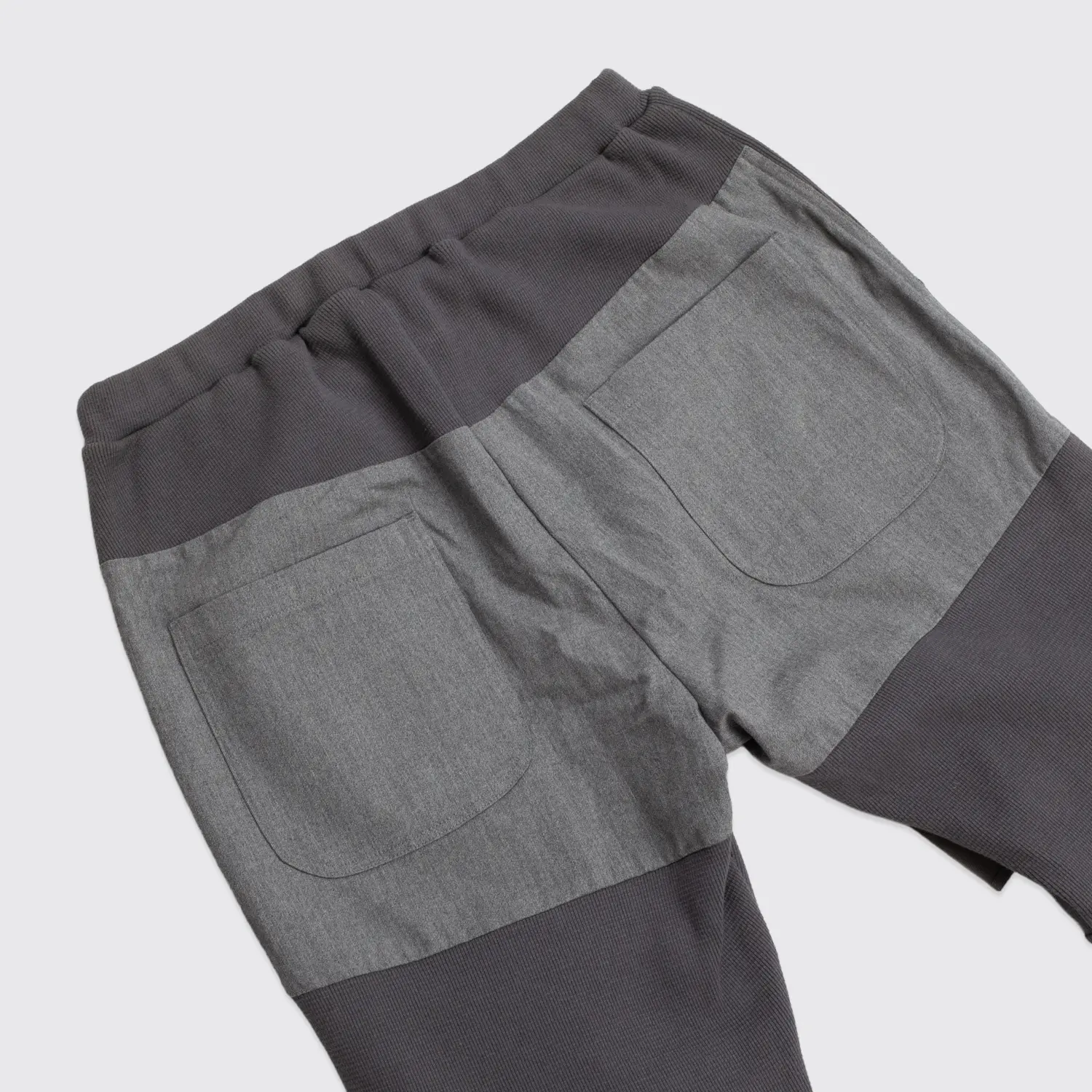 Sunsea Jogger Size M (3) Gray Cotton Blend Waffle Knit Pants Made in Japan