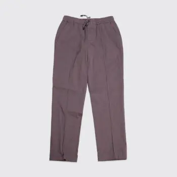 Isaia Napoli Pant Size W34 (EU50) Casual Drawstring Stretch Cotton Blend