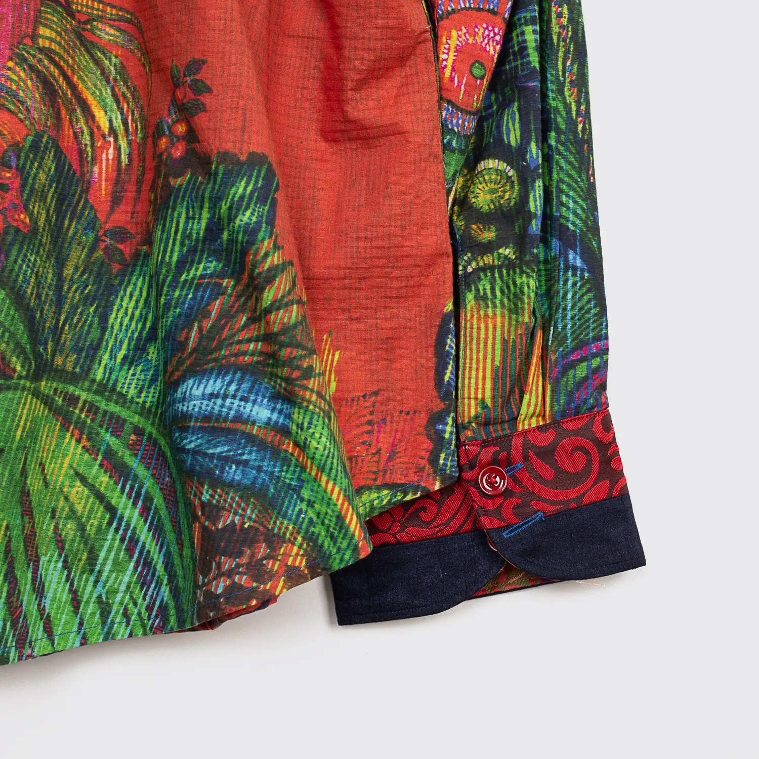 Robert Graham Limited Edition Shirt 3XL Multicolor Floral Embroidered Cotton