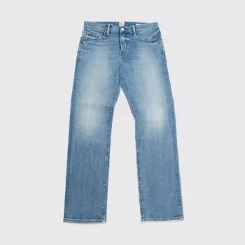 Hiroshi Kato Straight Jeans The Hammer W32 Light Blue Julian Wash Cotton Blend