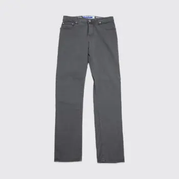 Jacob Cohen Jeans Bard Size W33 Gray Cotton Blend Stretch Twill Made in Italy
