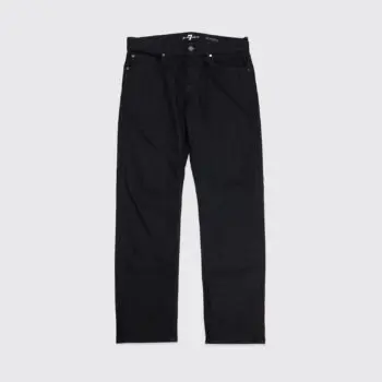 7 for All Mankind Slimmy Jeans W33 L29 Black Cotton Blend Stretch Airweft Denim