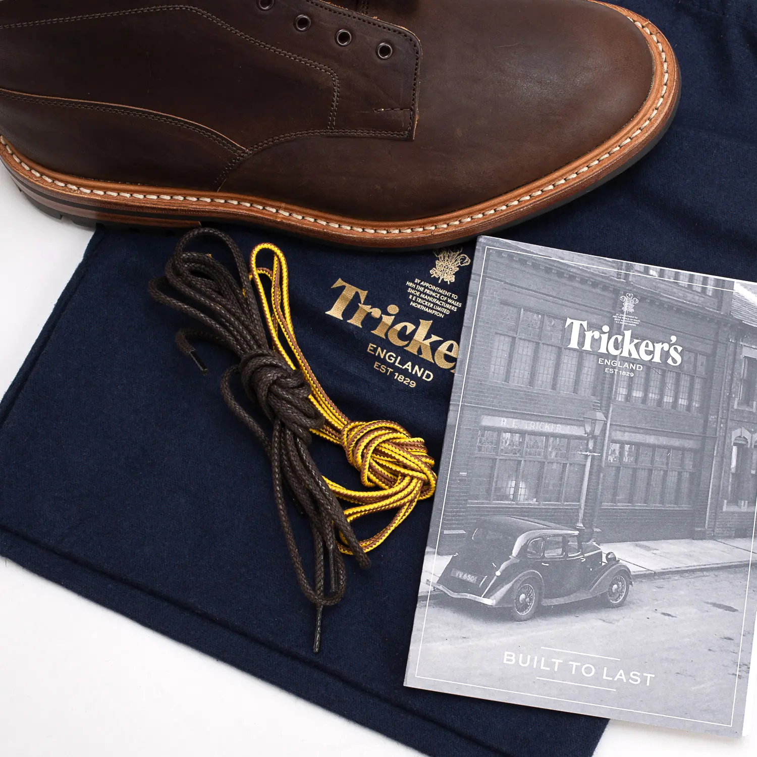 Tricker's Boots Size UK9.5 Mocha Brown Bison Leather Ltd Edition Monty Chukka