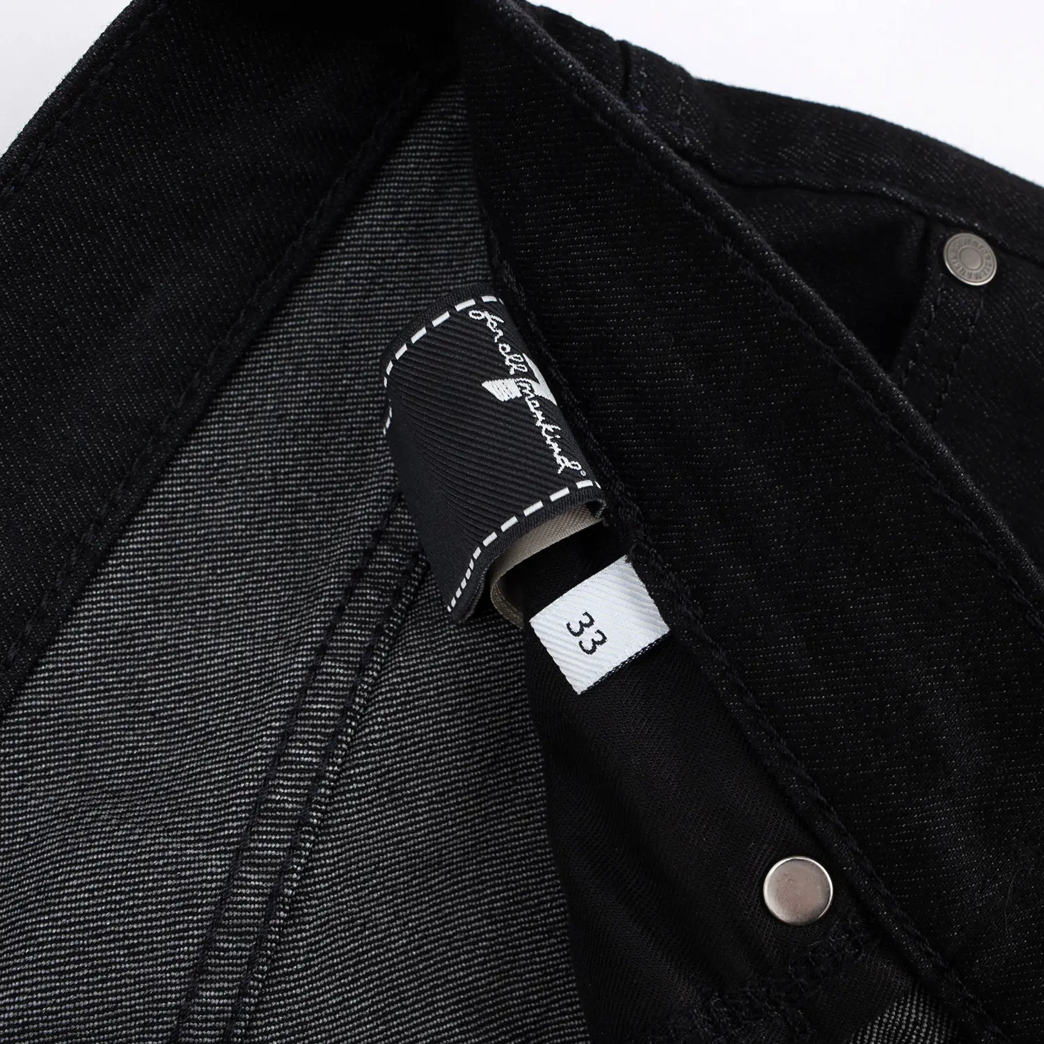 7 for All Mankind Slimmy Jeans W33 L29 Black Cotton Blend Stretch Airweft Denim