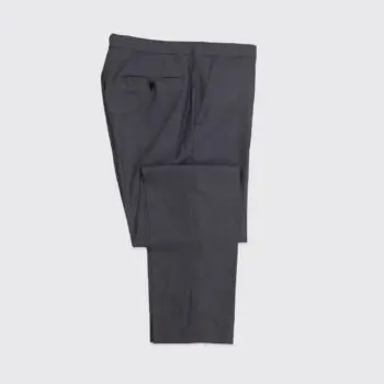 Ermenegildo Zegna Dress Pant W32 Men Solid Dark Gray Lightweight Wool