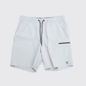 Vuori Grafton Shorts Size M Relaxed Fit Light Gray Unlined Stretch Performance