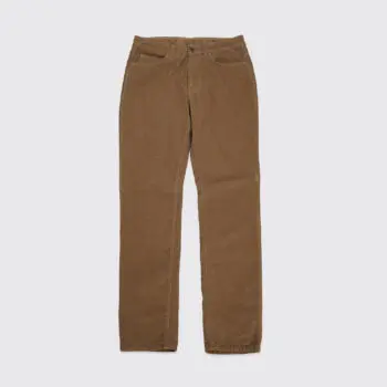 Boglioli Pants Size W32 Brown Cotton Blend Stretch Corduroy Made in Italy