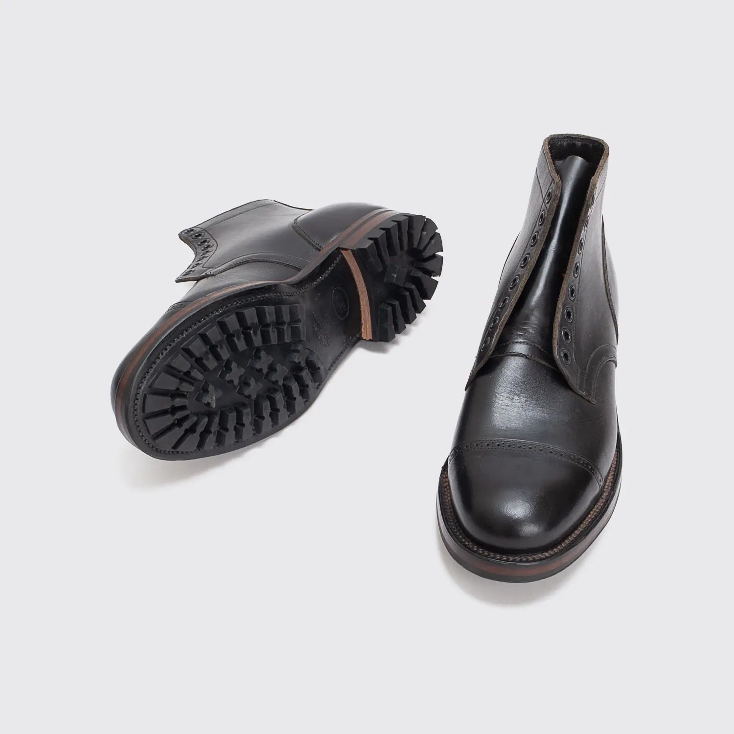 Viberg Service Boots Size UK8.5 Black Wooly CXL Leather Limited Edition 2030