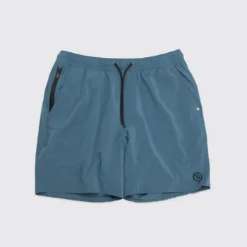 Vuori Elevate Kore Shorts Size M Classic Fit Dark Blue Stretch Lined Performance