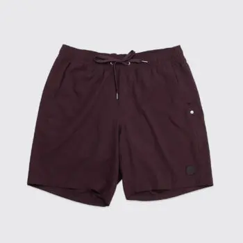 Vuori Kore Shorts Size M Classic Fit Solid Dark Maroon Stretch Lined Performance