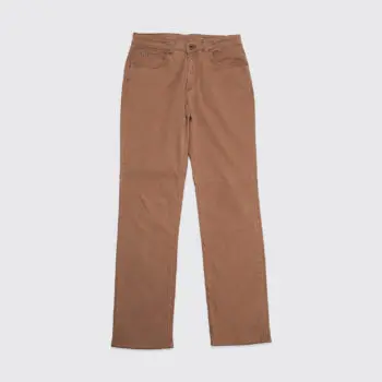 Boglioli Pants Size W32 Rust Cotton Tencel Blend Stretch Chino Made in Italy