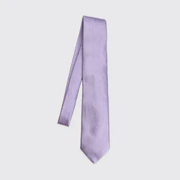 Brioni Tie Metallic Lavender Purple White Polka Dots Silk Classic Made in Italy