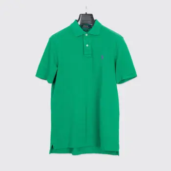 Polo Ralph Lauren Shirt Size S Men Classic Fit Solid Kelly Green Cotton Pique