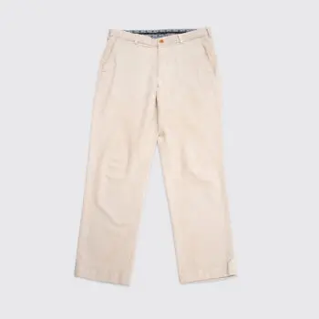 Brooks Brothers Pants W34 Clark Fit Cream White Cotton Blend Stretch Corduroy
