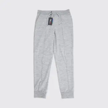 Ralph Lauren RLX Jogger Pant Size S Heather Gray French Terry Wool Blend Knit