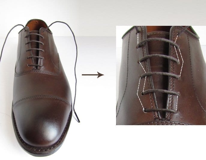 oxford shoes lacing