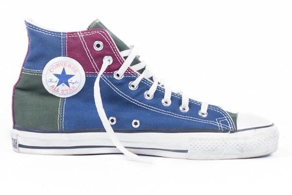 multi colored converse high tops