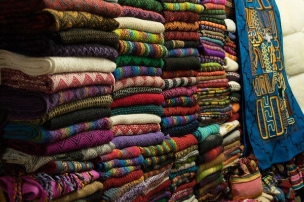 cable sweaters at the centro artesanal market avenida el sol tullumayo cuzco