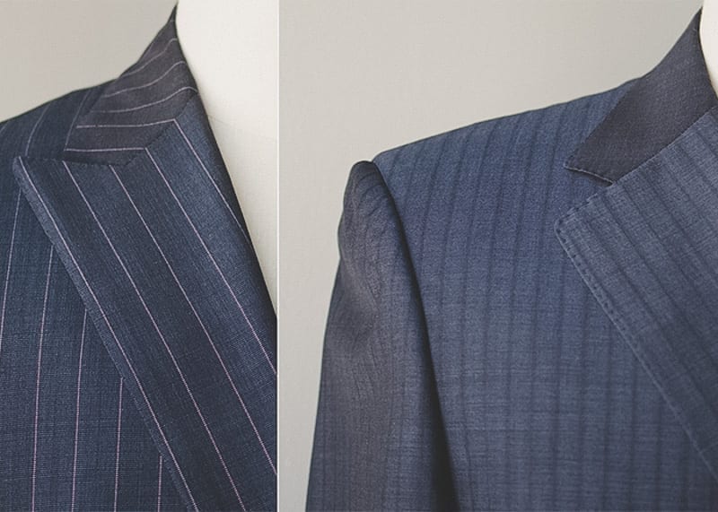 peak or notch lapel for business suiting