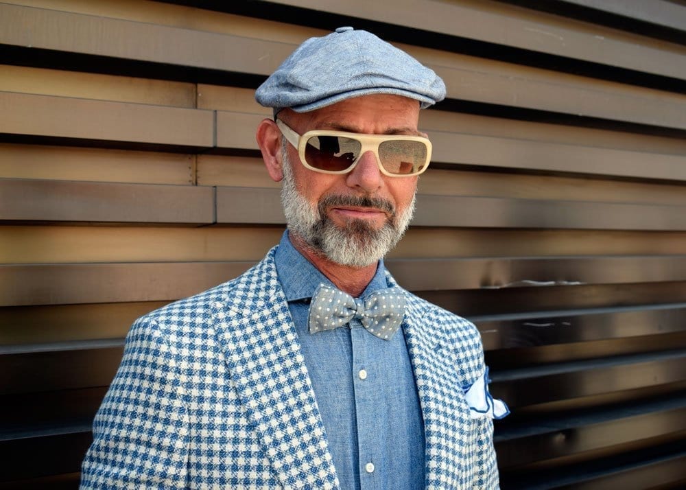 Man at Pitti Uomo, June 2018